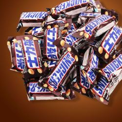 SNICKERS 士力架 德芙士力架花生夹心巧克力240g起散装零食批发喜糖充饥糖果20g/条