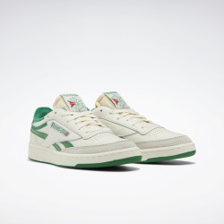 reebok锐步clubc85男子运动板鞋fw4862白绿405