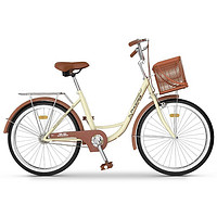 PHOENIX SY12 普通自行车 米色 24英寸 单速