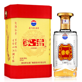 茅台集团 2011年 家谱酒 浓香型白酒 52度 500ml*1瓶 飞天祥龙礼盒酒水