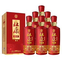 88VIP：杜康 老窖福运豪享版浓香型优级白酒52度750ml*6瓶整箱纯粮食酒水