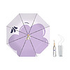 SUNSKIP 阳光跳跃 光谱系列 8骨三折晴雨伞 山茶花紫
