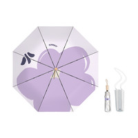 SUNSKIP 阳光跳跃 光谱系列 8骨三折晴雨伞 山茶花紫
