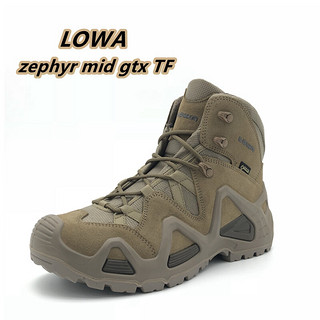 LOWA ZEPHYR GTX TF户外男女登山鞋防水沙漠靴徒步鞋战术靴作战靴 防水版男款土狼色(coyote) 41