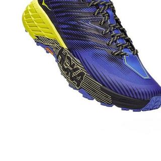 HOKA ONE ONE Speedgoat 4 男子越野跑鞋 1106525-BIEP 黑鸢尾花/月见草绿 46