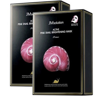 JMsolution 蜗牛舒缓面膜10片 深层补水滋养保湿提亮肤色紧致肌肤女敏肌适用