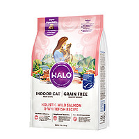 HALO 自然光环 美国Halo自然光环无谷纯鲜肉猫粮-健美体态系列鱼肉 10磅