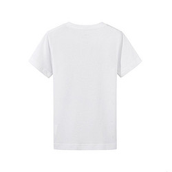 NIKE 耐克 儿童T恤夏季款男童圆领短袖T恤小童 纯白色 110(5)