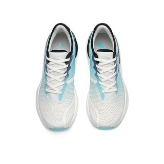 ANTA 安踏 跑步系列 创 2.0 冰爽透气版 男子跑鞋 112225586S-3 象牙白/河水蓝/黑 44.5