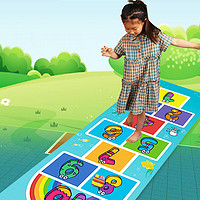 TaTanice儿童玩具跳格子跳房子玩具地垫地毯数字游戏垫沙包幼儿园教具室内外运动感统训练器材六一儿童节礼物
