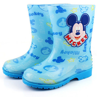 Disney 迪士尼 MP15487 儿童雨鞋 米奇蓝 35码