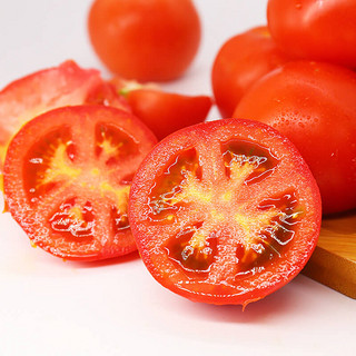 绿行者红又红番茄新鲜西红柿3斤/5斤沙瓤多汁生吃自然熟 1.5kg