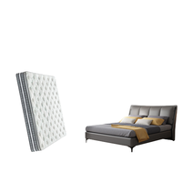 Sleemon 喜临门 夏洛 北欧皮艺床+光年护脊床垫 大理石灰 180*200cm