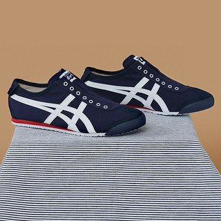 Onitsuka Tiger 鬼塚虎 MEXICO 66 SLIP-ON系列 中性休闲运动鞋 D3K0N-5099 深蓝色 42.5