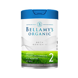 BELLAMY'S 贝拉米 白金版 婴儿配方奶粉 2段 800g/罐