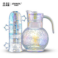 LOVWISH 乐唯诗 单层玻璃杯 中国航天十二天宫联名 1壶4杯 极光彩