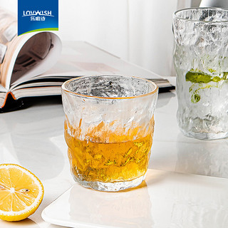 LOVWISH 乐唯诗 NERVISHI）冰川纹玻璃杯新中式冷萃茶杯