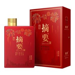 JINSHA 金沙 摘要 喜庆版 53%vol 酱香型白酒 520ml 单瓶装