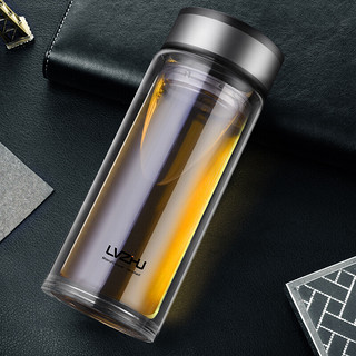 lvzhu 绿珠 B680 双层玻璃杯 500ml