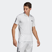 限尺码：adidas 阿迪达斯 CLUB3 STR POLO 男款网球运动短袖POLO衫 DU0848