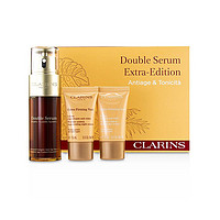 88VIP：CLARINS 娇韵诗 双萃赋活护肤套装（双萃精华50ml+日霜15ml+晚霜15ml）