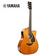 YAMAHA 雅马哈 全新升级款FGX800CVN 北美型号单板电箱民谣吉他 复古色面单木吉他41英寸