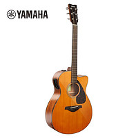 YAMAHA 雅马哈 全新升级款FSX800CVN 北美型号单板电箱民谣吉他 复古色面单木吉他40英寸