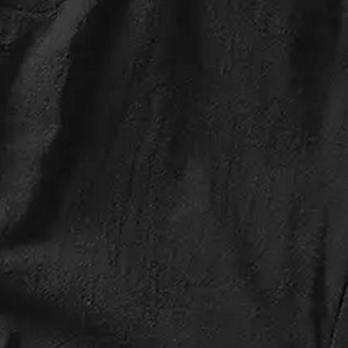 JEANSWEST 真维斯 男士短裤 JR-21-164973 纯色款 黑色 XXL