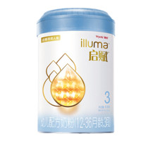 illuma 启赋 惠氏蓝钻启赋婴幼儿童配方奶粉爱尔兰原装进口 3段新国标810克 6罐