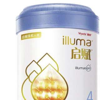 illuma 启赋 蓝钻系列 儿童奶粉 国行版 4段 900g