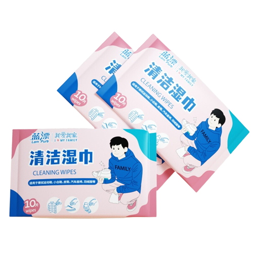 Lam Pure 蓝漂 清洁湿巾 10片*5包