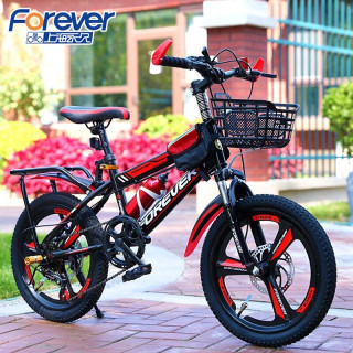 永久儿童自行车6-10-12岁中大童脚踏车山地单车男孩女孩单速变速童车