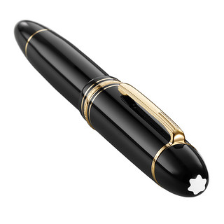 MONTBLANC 万宝龙 钢笔 大班系列 149/115383 黑杆金夹 F尖 单支装