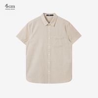 4cm 男士短袖衬衫 19303017