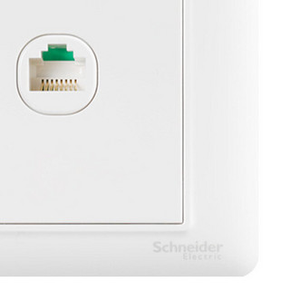 Schneider Electric 施耐德电气 Brillyn睿意系列 A3E51RJ5E 86型插座 单联电脑 白色