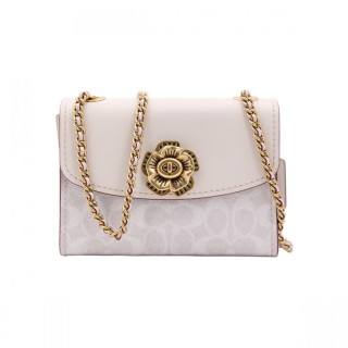 coach 蔻驰 山茶花系列 女士斜挎包 34256 白色 小号