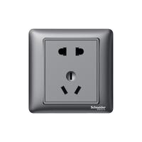 Schneider Electric 施耐德电气 Brillyn睿意系列 86型插座 正五孔 夜空灰