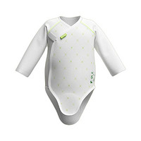幻曦 小益撕系列 EBTSSB0101 婴儿长袖包屁衣 和襟款 芝芝绿 59cm