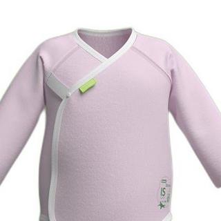幻曦 小益撕系列 EBTSSB0101 婴儿长袖包屁衣 和襟款 海芋紫 52cm