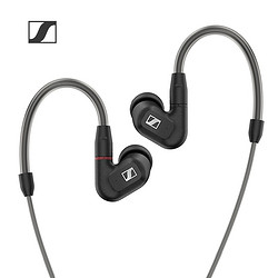 SENNHEISER 森海塞尔 IE300 入耳式挂耳式动圈有线耳机 黑色