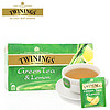 英国川宁(TWININGS) 茶叶 绿茶 冷泡茶茶包 柠檬绿茶2g*25包