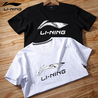 LI-NING 李宁 男子短袖T恤