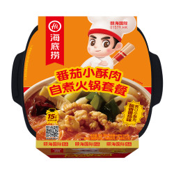 海底捞 自热火锅 方便速食免煮出游野餐零食番茄小酥肉火锅275g