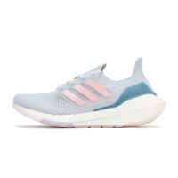 adidas 阿迪达斯 Ultraboost 21 女子跑鞋 FY0395 蓝灰/浅粉 39