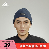adidas 阿迪达斯 官网男女运动针织帽GS2114 藏青/黑色/白 OSFW