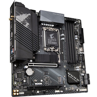 GIGABYTE 技嘉 B660M AORUS ELITE AX DDR4 MATX主板（Intel LGA1700、B660）