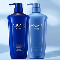 AQUAIR 水之密语 净润臻养系列洗护套装（倍润型洗发水600ml+护发素600ml）