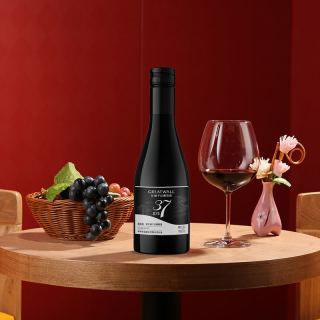 greatwall 长城红酒官方旗舰店正品北纬37解百纳干红葡萄酒187ml小瓶