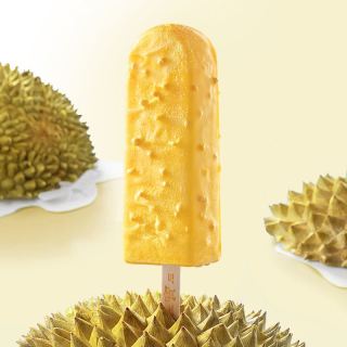 东北大板 冰淇淋经典猫山王榴莲夹心脆皮雪糕87g*5支网红水果冰棍