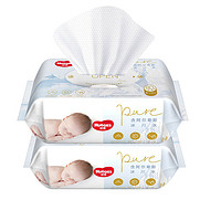 HUGGIES 好奇 金装湿巾80抽*2包[160抽] 带盖 婴儿宝宝手口通用湿纸巾